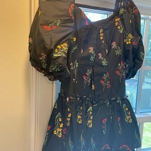 Caroline Constas Belen Dress in Black